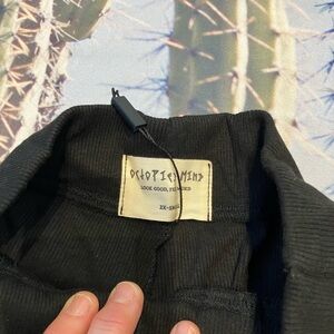 Octopied Mind Women's High Waist Black “pay me” Shorts